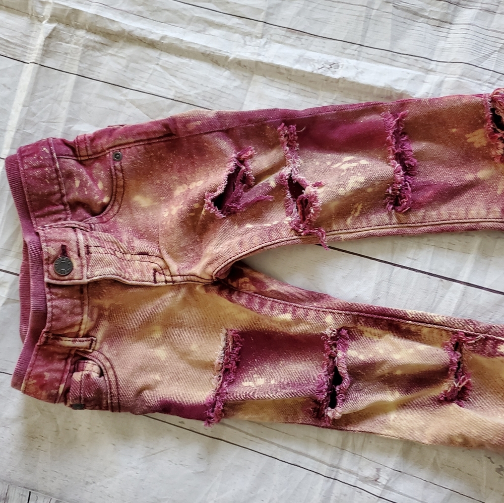 Distressrd toddler baby skinny jeans